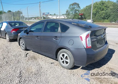 2012 Toyota Prius Two из США, поврежденный, VIN JTDKN3DU3C1514027